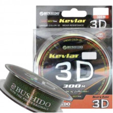 Леска Bushido Kevlar 3D 100 м / 0,28 мм (бурый) 14,8 кг