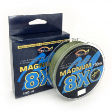 8 жильная плетенка для спиннинга Komandor Magnum 8X 100 м, Ø 0.06 / 12.0 кг.